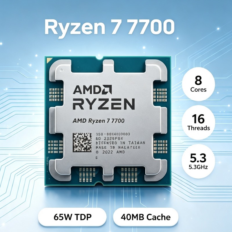 Pc Gaming Amd Ryzen 7 - AM5 Yuvalı Oyun Bilgisayarı CPU'su AMD