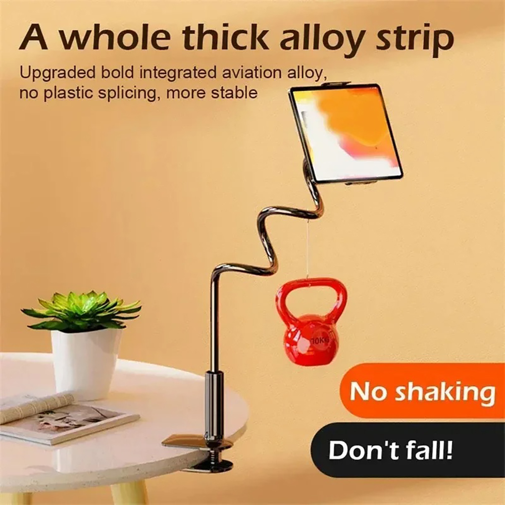Desk Cable Organizer - 360 Dönen Klipsli Cep Telefonu Tutucu