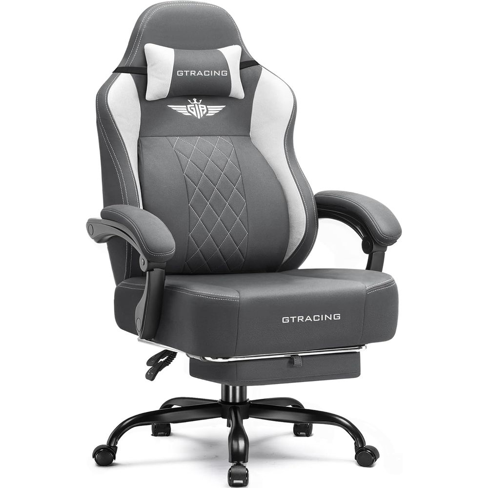 Gaming Chair - Nefes Alabilen Kumaşlı, Bel Desteği ve