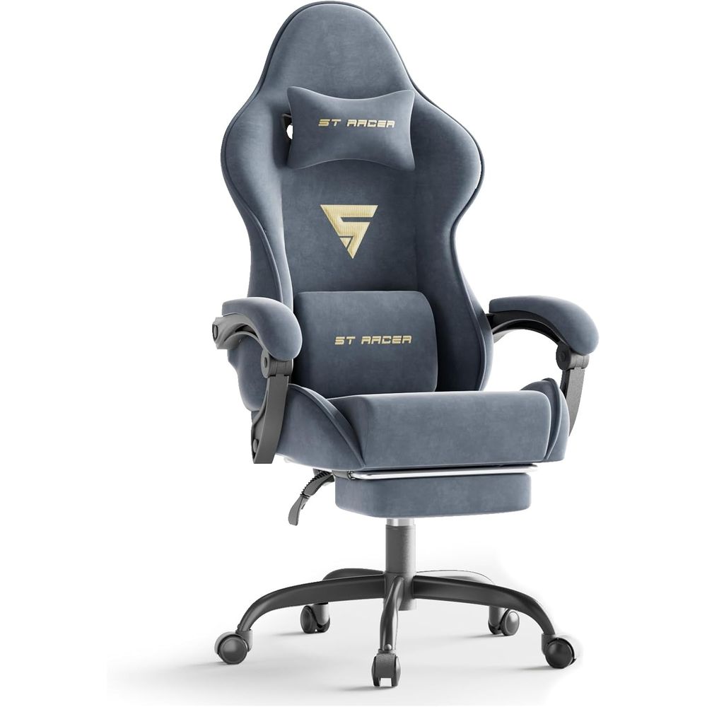 Gaming Chair - Ayak dayamalı ve masaj özellikli ergonomik