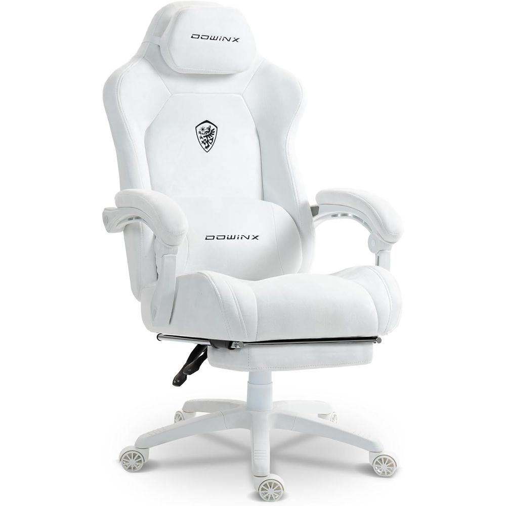 Gaming Chair - Ergonomik Yüksek Sırtlı Süet Oyun Koltuğu,