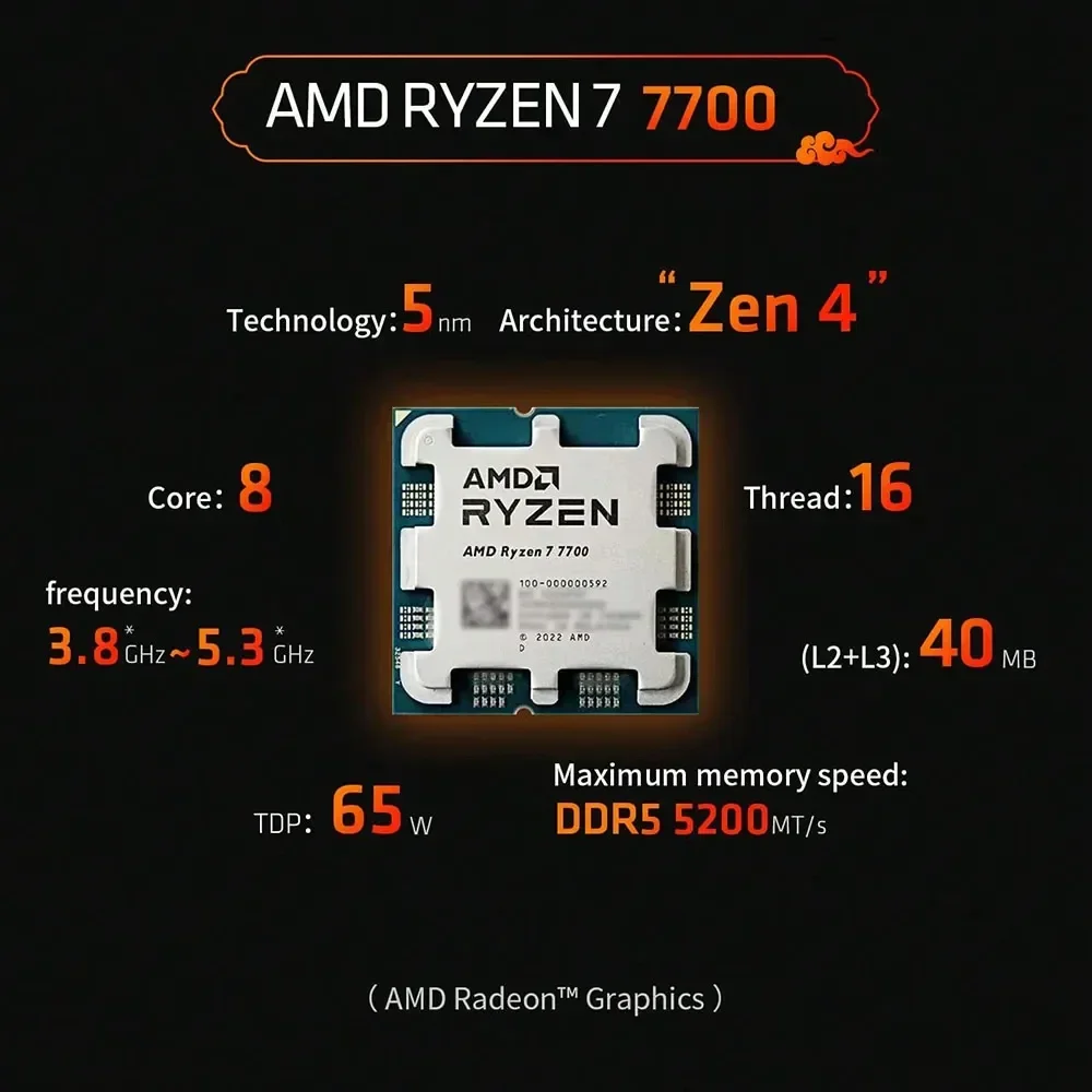 AMD R7 7700 Ryzen 7 7700 Ekono - Pc Gaming Amd Ryzen 7 incelemesi ve fiyatı