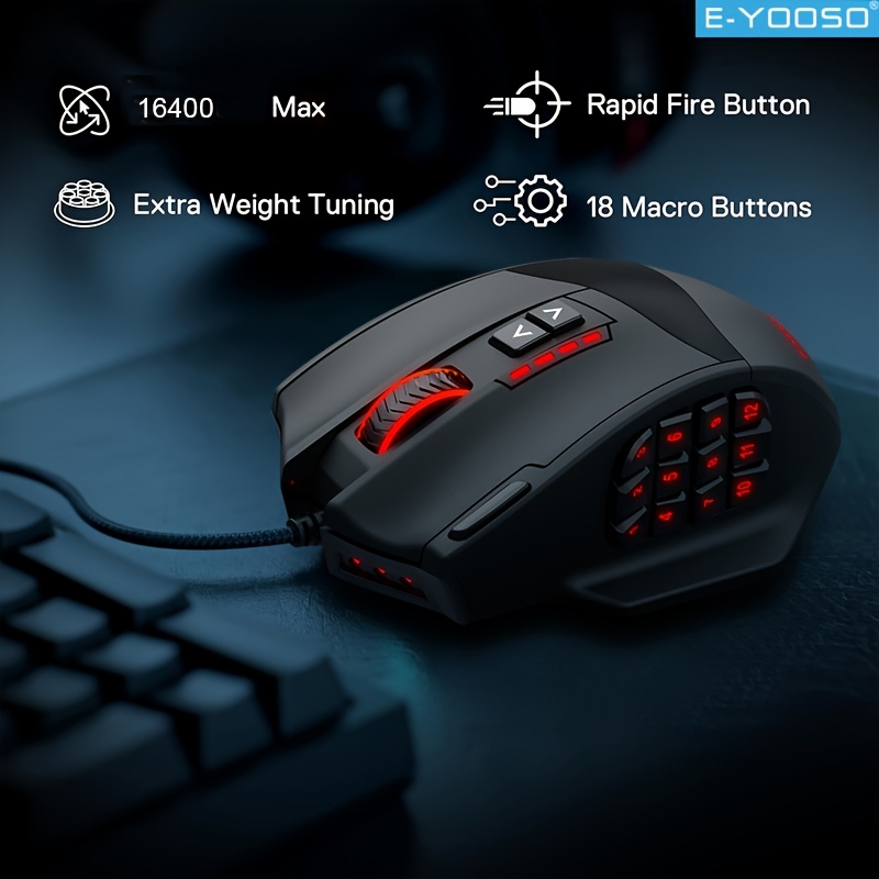 E-YOOSO RGB Kablolu Oyun Fares - Pc Gaming Editing incelemesi ve fiyatı