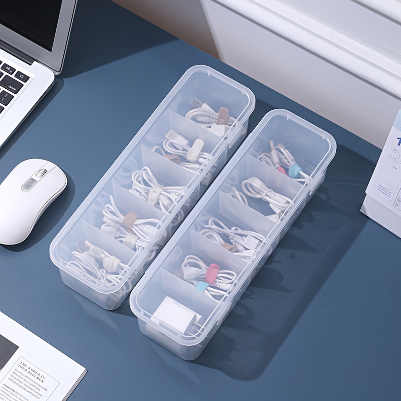 2 adet büyük kablo yönetim kut - Desk Cable Organizer incelemesi ve fiyatı