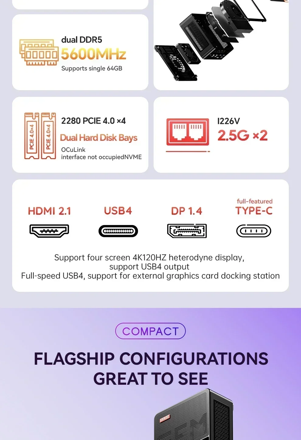 Aoostar GEM12 AMD Ryzen 7 8845 - Pc Gaming Amd Ryzen 7 incelemesi ve fiyatı
