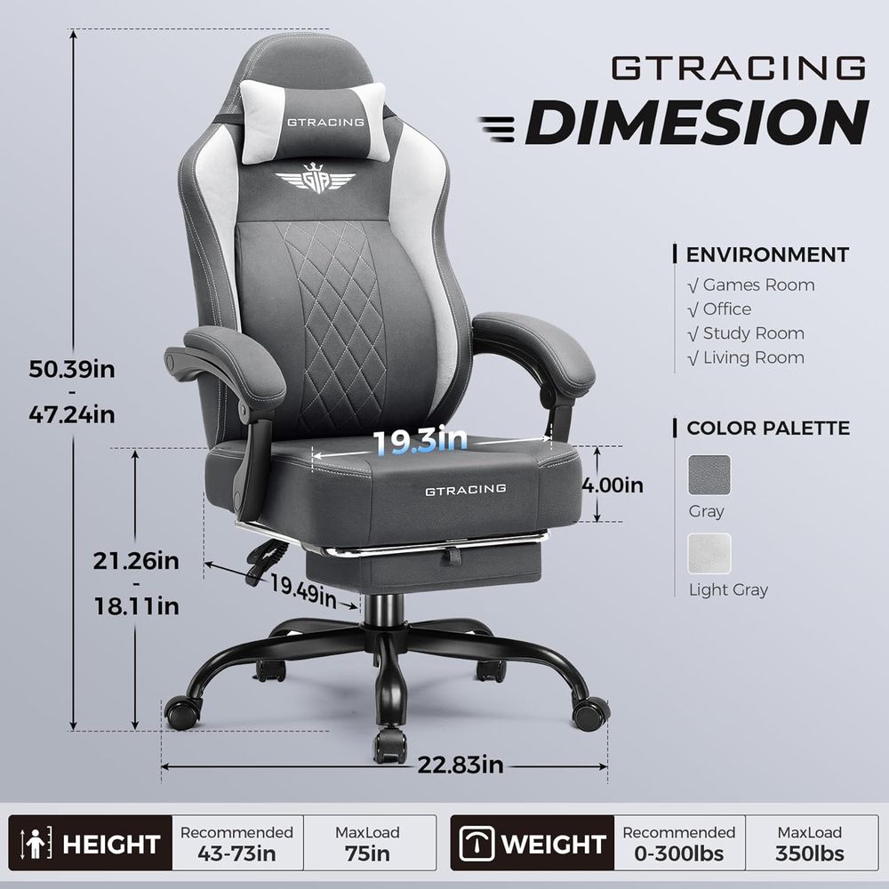 Nefes Alabilen Kumaşlı, Bel De - Gaming Chair incelemesi ve fiyatı