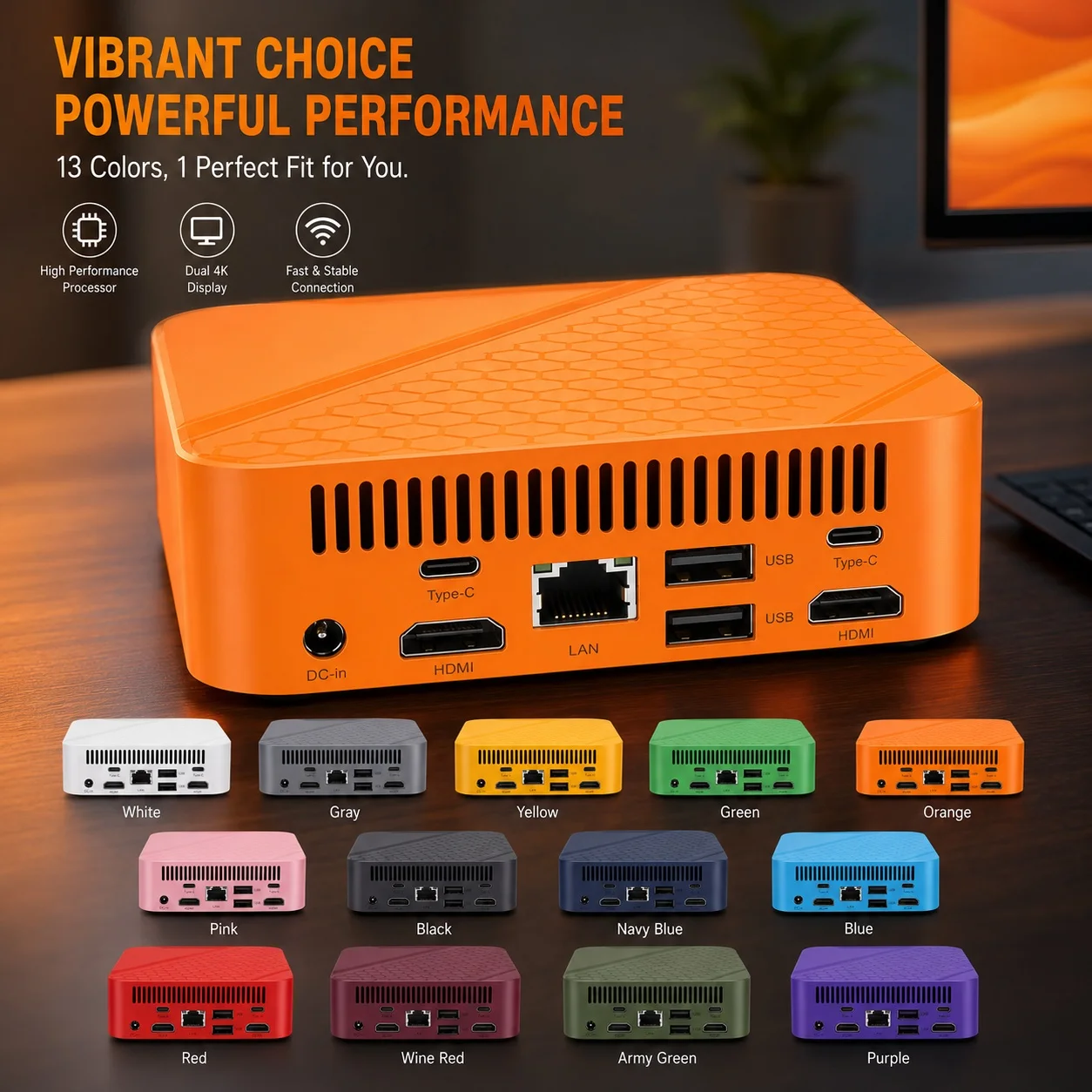 Renkli Mini PC Intel Celeron N - Pc Gaming Editing incelemesi ve fiyatı