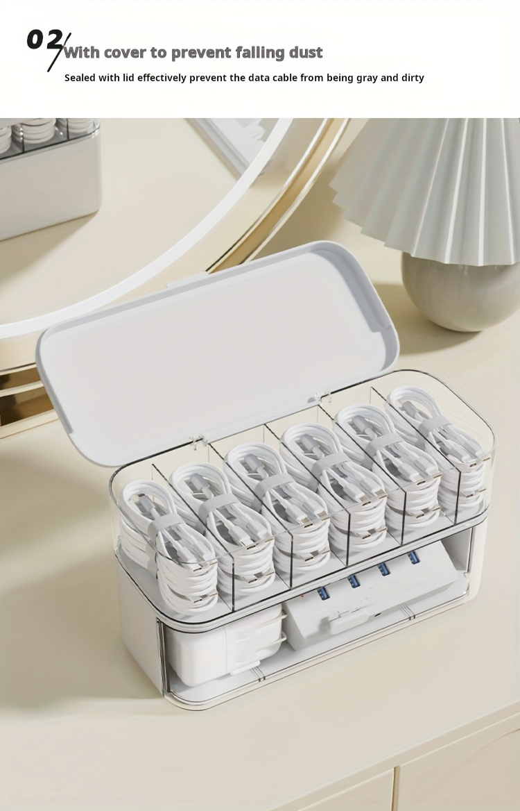 Çift Katmanlı Şeffaf Masaüstü  - Desk Cable Organizer incelemesi ve fiyatı
