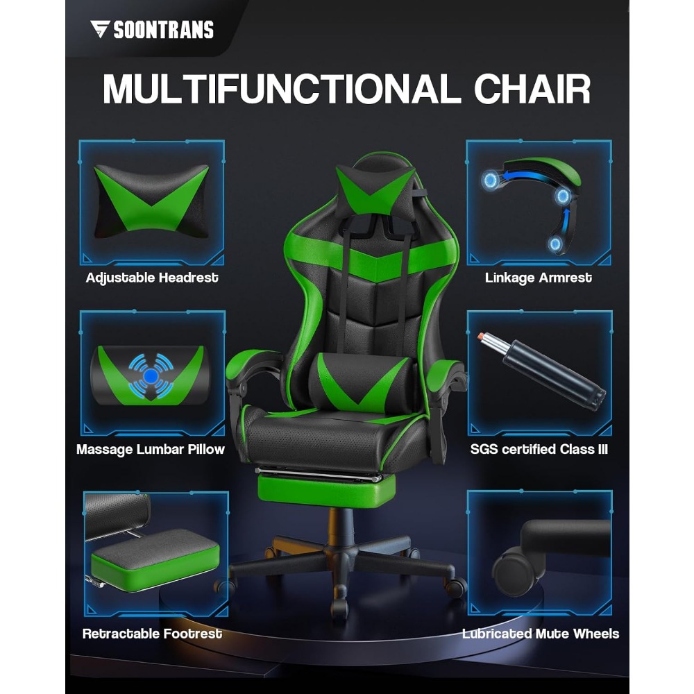 Ayak Dayamalı ve Bel Destekli  - Gaming Chair incelemesi ve fiyatı