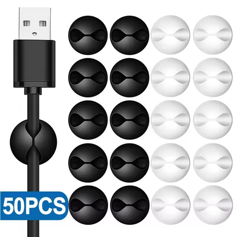 5/50 adet masaüstü duvar kablo - Desk Cable Organizer incelemesi ve fiyatı