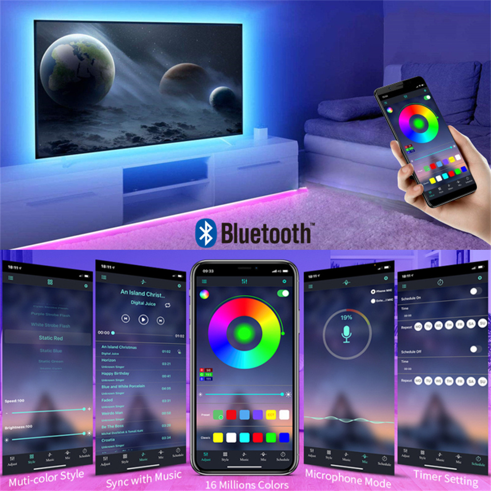 RGB 5050 LED Şerit Işıklar Uyg - Pc Gaming On Tv incelemesi ve fiyatı
