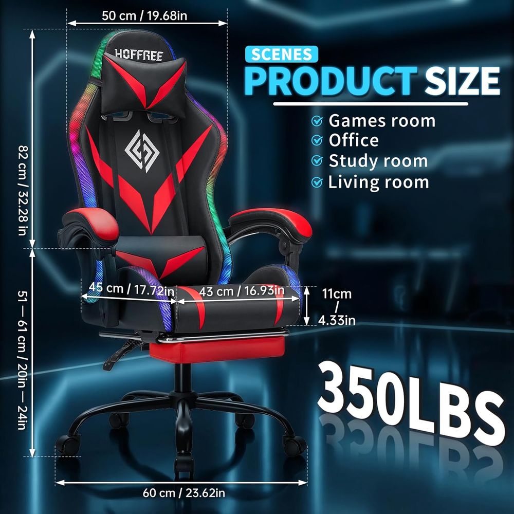 Masajlı, LED Işıklı ve Ayarlan - Gaming Chair incelemesi ve fiyatı